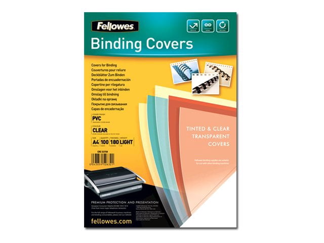 Fellowes Clear PVC Covers For Wire And Com Binding Machines 240 - View #10