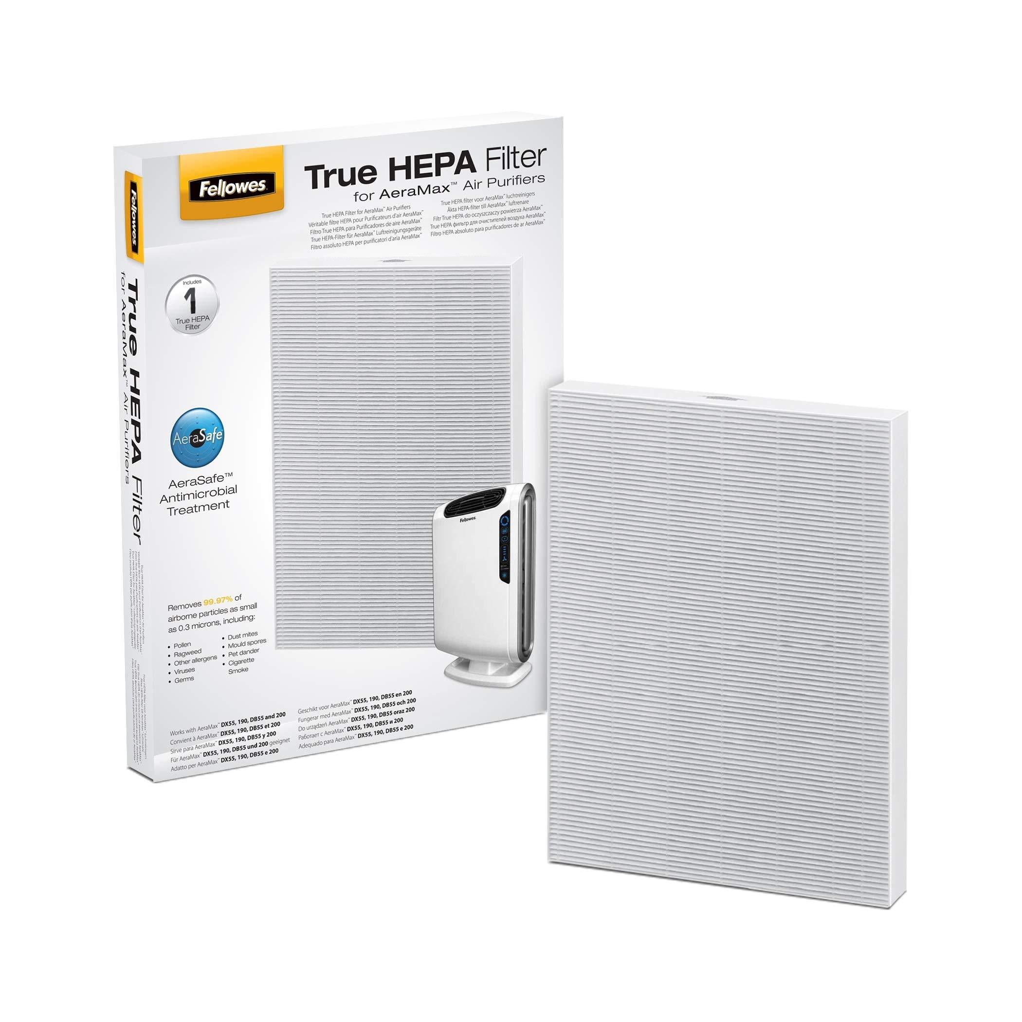 Fellowes AeraMax 290 300 DX95 Purifiers True HEPA Air Filter 16.3