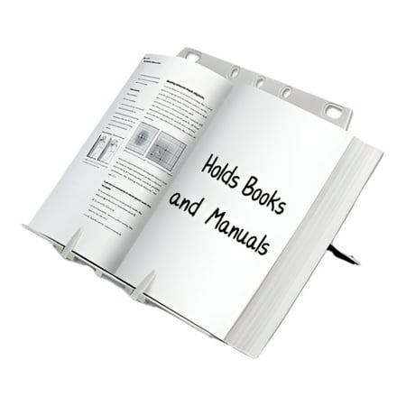 Fellowes 21100 Booklift Copyholder - Letter, Platinum
