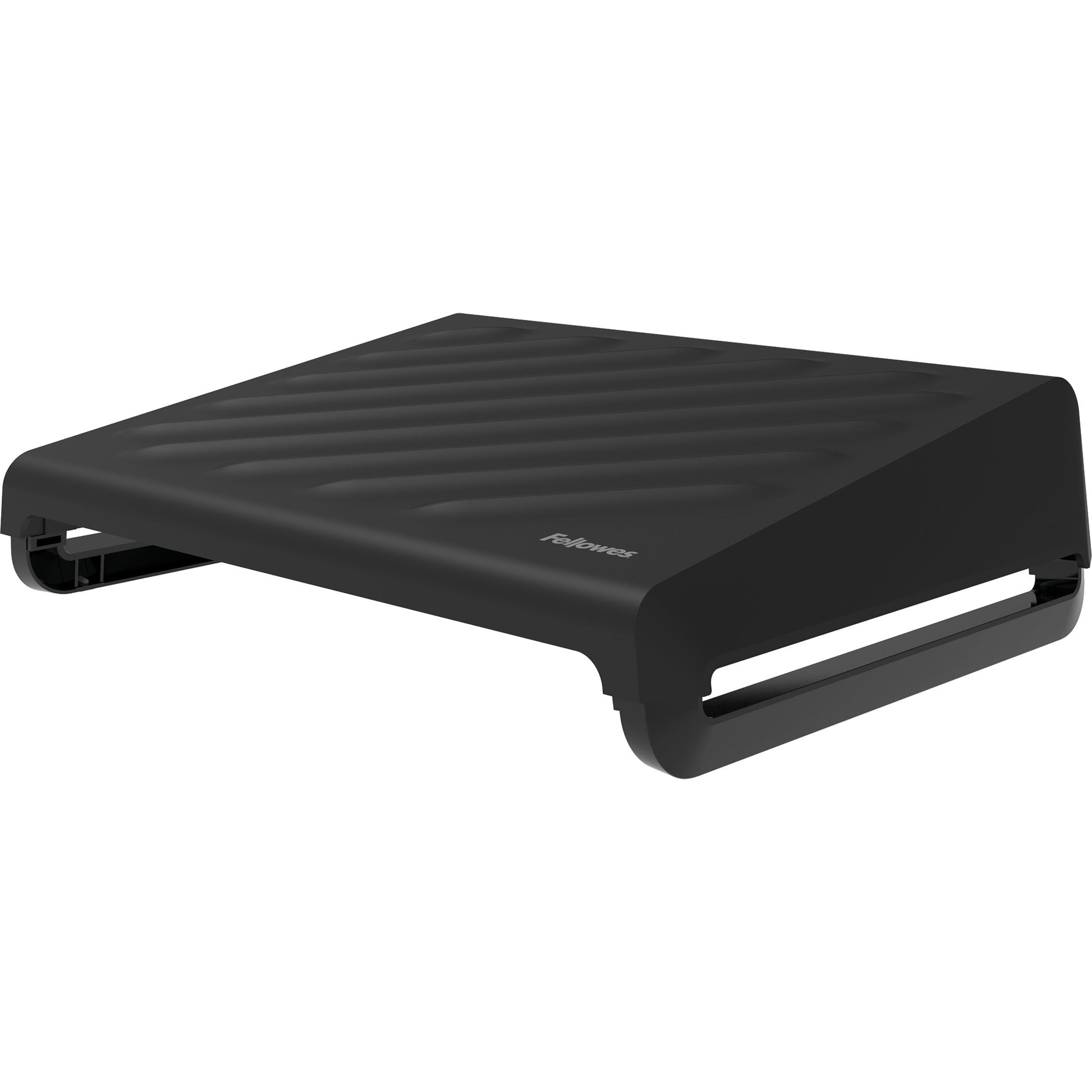 Breyta Black Adjustable Ergonomic Foot Rest with Textured Surface