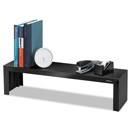 Black Pearl Rectangular Desktop Table Shelf 26" x 7"