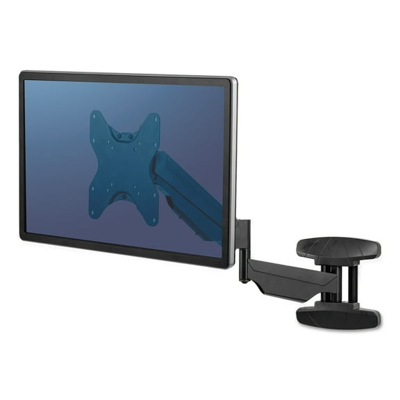 Fellowes, FEL8043501, Single Arm Wall Mount, 1 Each, Black