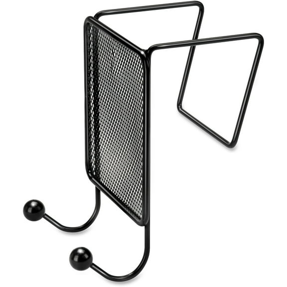 Fellowes, Fel75903, Mesh Partition Additions&Trade; Double Coat Hook, 1 Each, Black