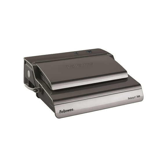 Fellowes Galaxy Electric Comb Binding Machine 25 Sheets Punched with Starter Pack, Gray