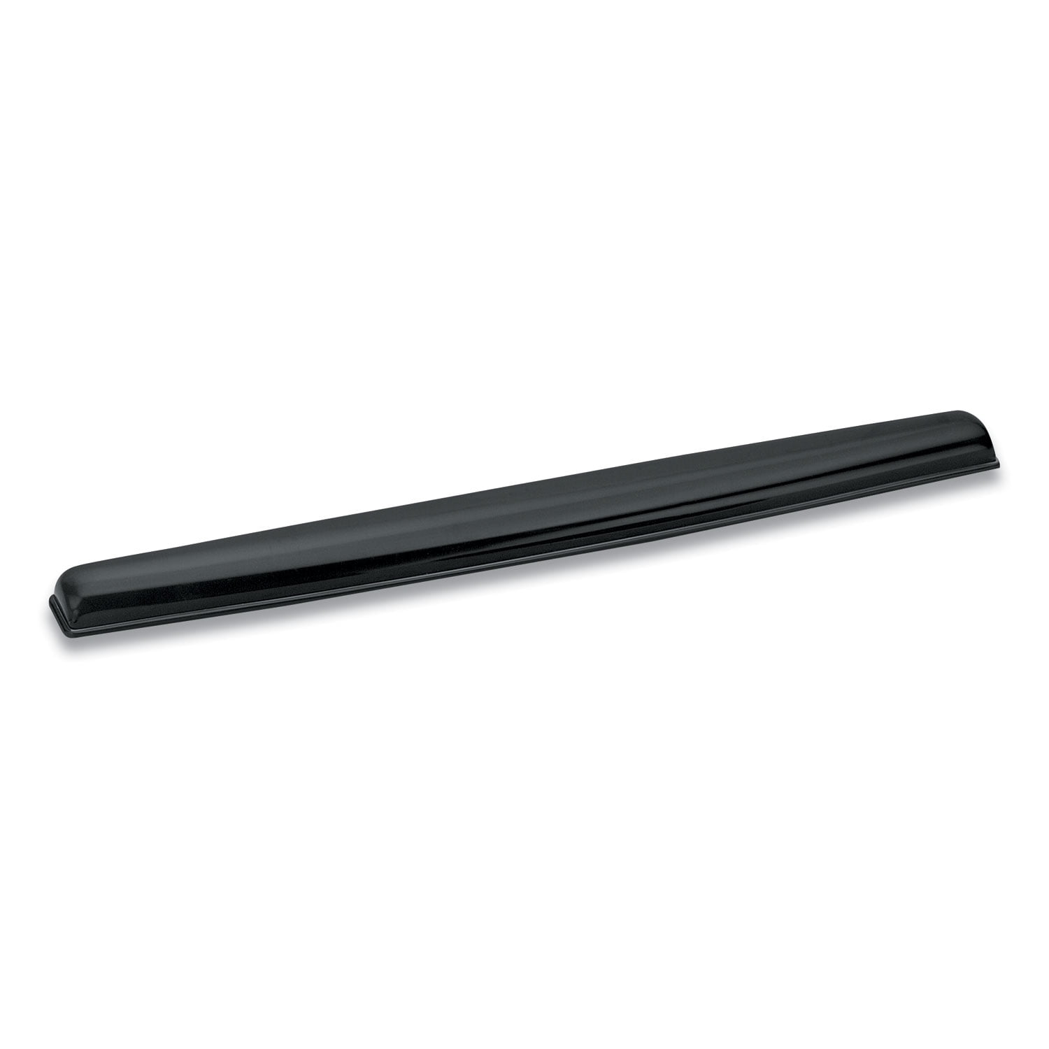 Fellowes Gel Crystals Keyboard Wrist Rest, 18.5 x 2.25, Black