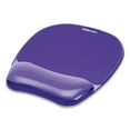 thumbnail image 1 of Fellowes Gel Crystals Mouse Pad with Wrist Rest, 7.87 x 9.18, Purple, 1 of 5