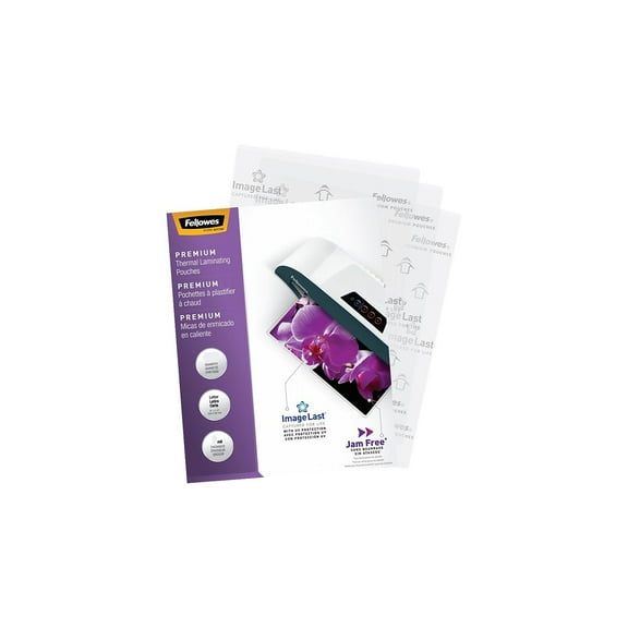 Fellowes ImageLast Premium Thermal Pouches Letter 60/Pack (5288001)