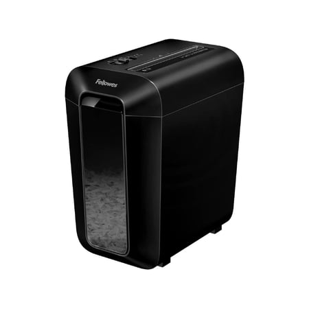 Fellowes Cross-cut Non-continuous Shredder, Black P-4, 10 per Pass, LX65