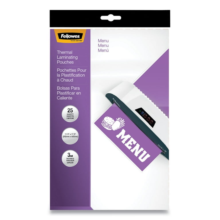 Laminating Pouches, 3 mil, 11.5 Laminating Pouches, 3 mil, 11.5