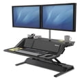 thumbnail image 1 of Fellowes Lotus DX Sit-Stand Workstation, 32 3/4 x 24 1/4 x 21 1/2, Black, 1 of 4