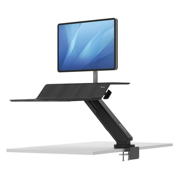 Fellowes Lotus RT Sit-Stand Workstation 48 x 30 x 49.2 Black 8081501