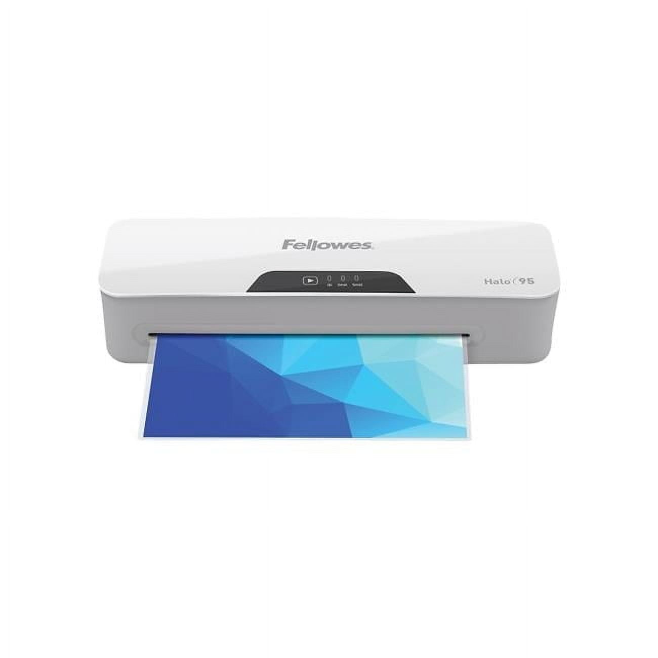 Fellowes Manufacturing 9.5 in. Halo 95 Thermal & Cold Laminator, White & Light Gray