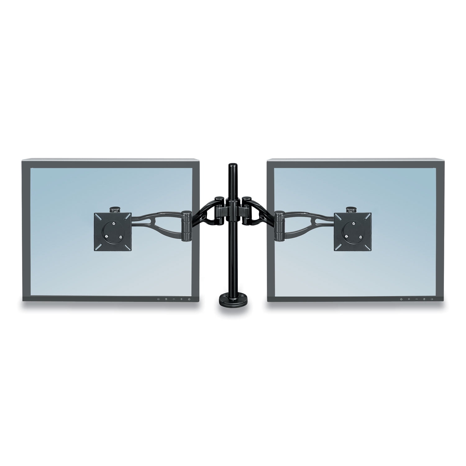 Fellowes Professional Series Depth Adjustable Dual Monitor Arm, Black