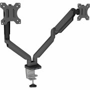 Fellowes Mfg Co. 8042501 Platinum Series 360 Degree Rotation +85 Degree/-20 Degree Tilt 360 Degree Pan Supports 20 lbs. Dual Monitor Arm for 27 in. Monitors - Black