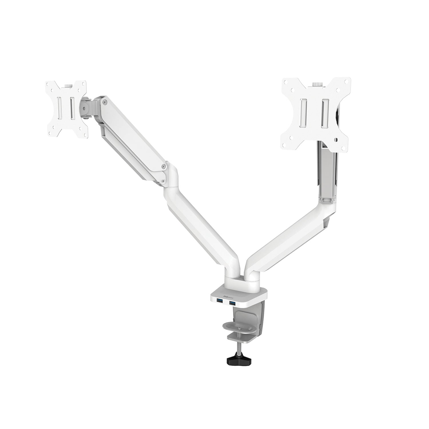Fellowes® Platinum Series Dual Flat-Panel Monitor Arms, White