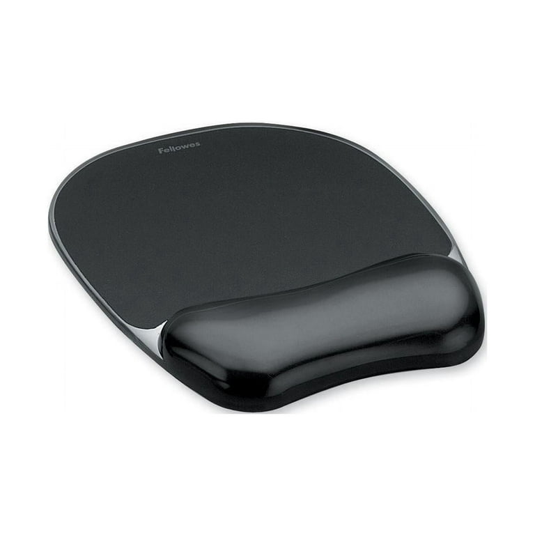 Gel Crystals Mouse Pad with Wrist Rest, 7.87 x 9.18, Black Gel Crystals Mouse Pad with Wrist Rest, 7.87 x 9.18, Black