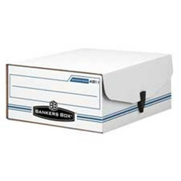 Fellowes Mfg. Co.  Binder-Pak Storage File- 9-.13in.x11-.38in.x4-.75in.- White-Blue
