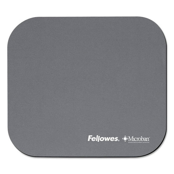 Fellowes Microban Mouse Pad - Graphite
