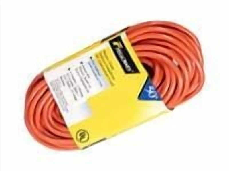 Heavy Duty Indoor/Outdoor 50' Extension Cord - 125 V AC / 13 A - Gray - 50 ft Cord Length - 1