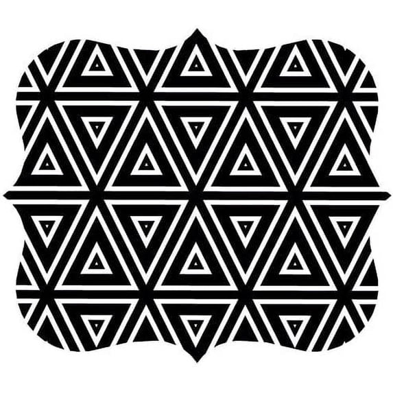 Fellowes® Designer Mouse Pad, 50% Recycled, Geometric Triangles
