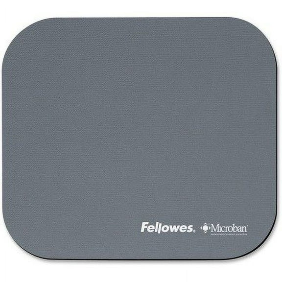Fellowes Mouse Pad with Microban Antimicrobial Protection, Graphite (5934001)