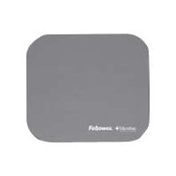 Fellowes Mouse Pad with Microban Protection - Mouse pad - matte silver