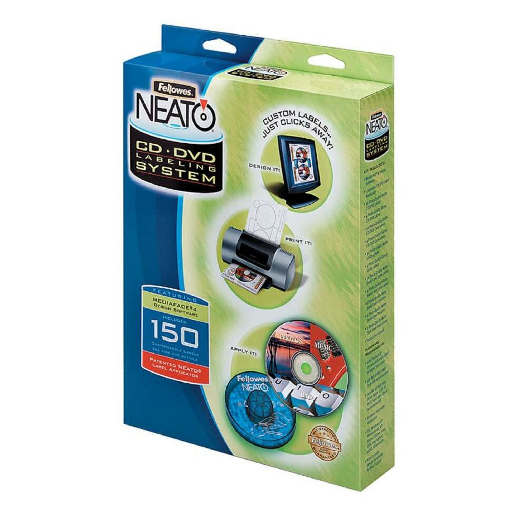 Fellowes NEATO CD/DVD Labeling System Kit - Walmart.com