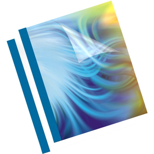Fellowes Navy Grain Standard Thermal Presentation Cover