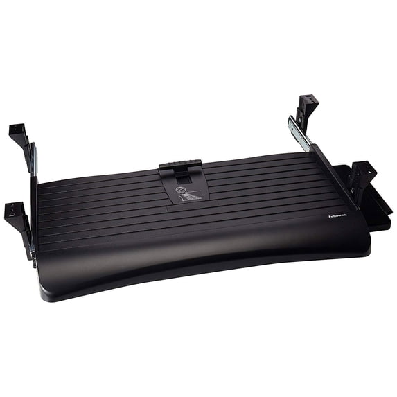 Fellowes Office Suites™ Underdesk Keyboard Drawer, Mount Type, with Accessories Included, Black