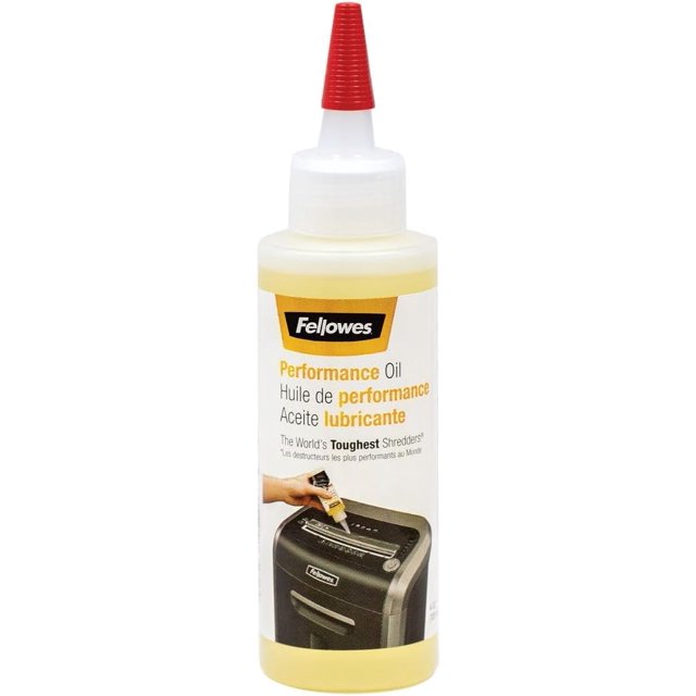 Fellowes Paper Shredder Oil Cross Cut 120ml Lubricating Oil For