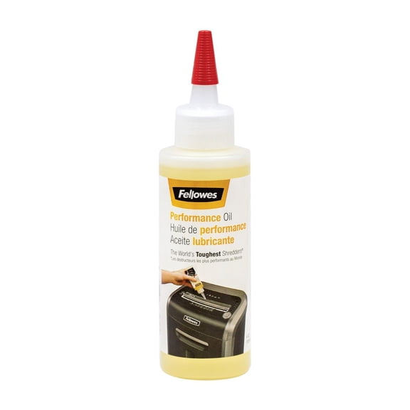 Fellowes Paper Shredder Oil Cross Cut 120ml - Lubricating Oil for Shredders