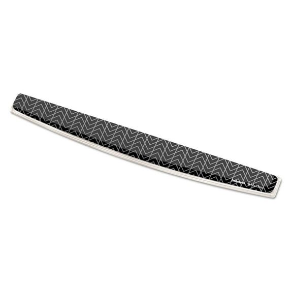 Fellowes Photo Gel Keyboard Wrist Rest with Microban Protection, 18.5 x 2.31, Chevron Design