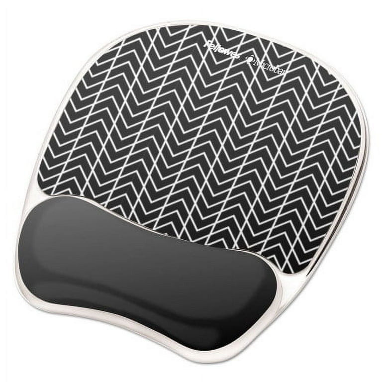 Photo Gel Mouse Pad with Wrist Rest with Microban Protection, 7.87 x 9.25, Chevron Design Photo Gel Mouse Pad with Wrist Rest with Microban Protection, 7.87 x 9.25, Chevron Design