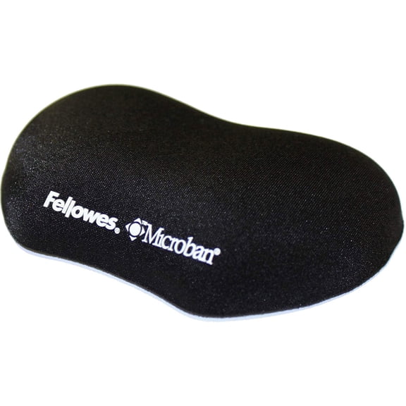 Fellowes PlushTouch Mini Wrist Rest with FoamFusion Technology, Black