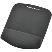Fellowes Mfg Co. 9252201 7.25 in. x 9.37 in. Plush Touch Mouse Pad with Wrist Rest - Graphite