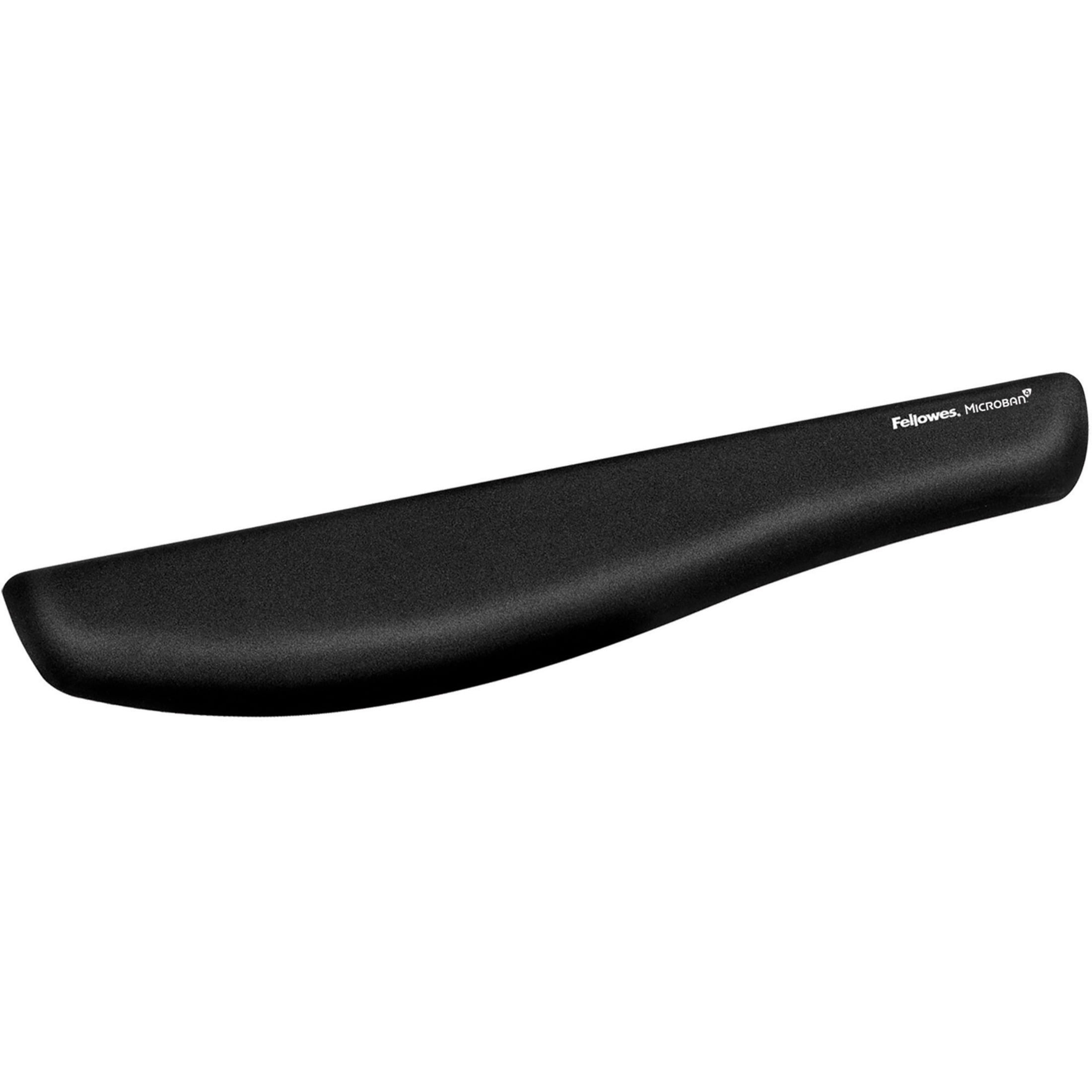 Fellowes PlushTouch Wrist Rest with FoamFusion Technology, Black ...