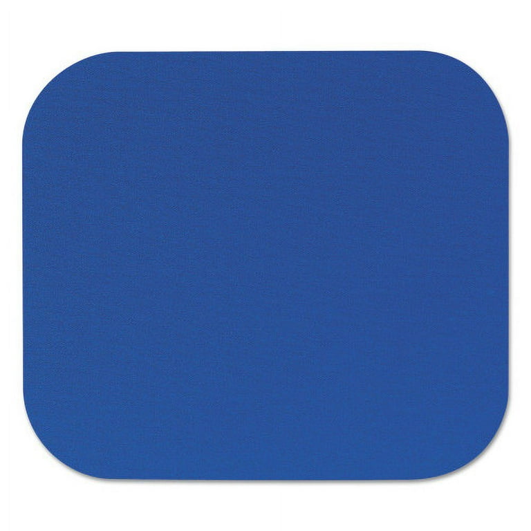 Polyester Mouse Pad, 9 x 8, Blue Polyester Mouse Pad, 9 x 8, Blue