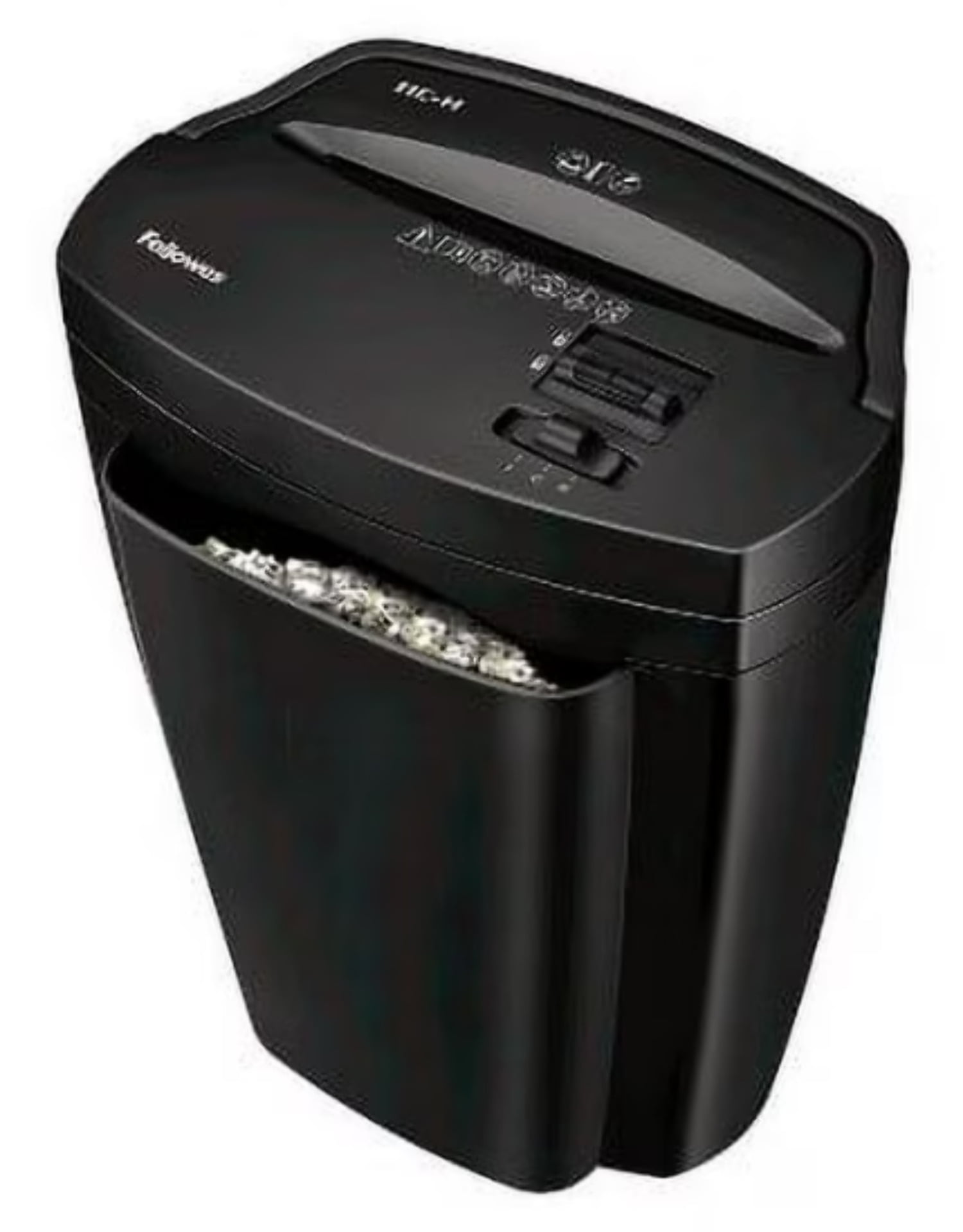 Fellowes Powershred 11C-H Cross-Cut Paper Shredder Black: 11-Sheet Capacity, Shreds Staples Credit Cards, Quiet Operation