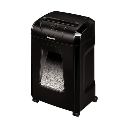 Fellowes - Powershred 12C 12-Sheet Cross-Cut Personal Shredder (7120006) - Black