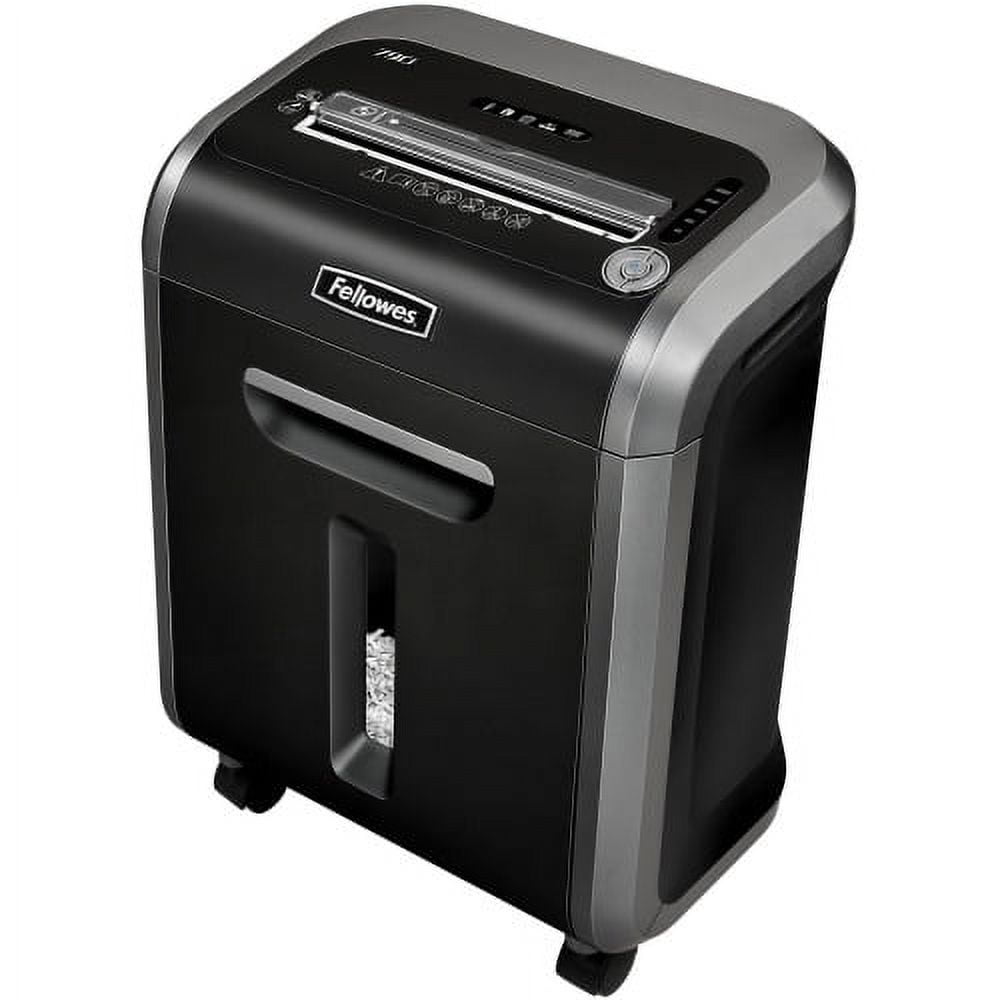 Fellowes Powershred 79Ci 100% Jam Proof Cross-Cut Shredder Non-continuous Shredder - Cross Cut - 16 Per Pass - for shredding Staples, Credit Card, CD, DVD, Paper Clip, Junk Mail, Paper - 0.156" x 1.