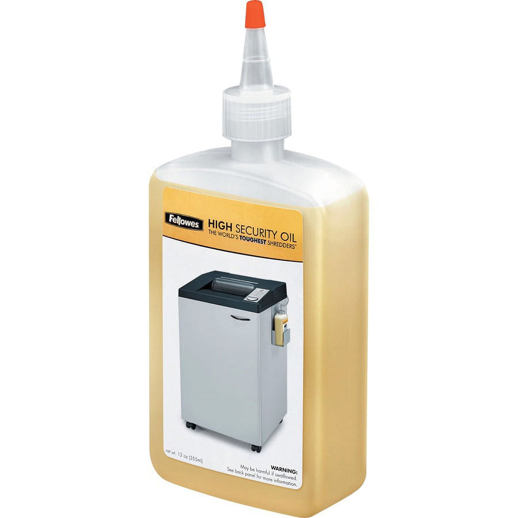 Fellowes Powershred High Security Shredder Oil 12 Oz. Bottle - 12 fl oz Fellowes Powershred High Security Shredder Oil 12 Oz. Bottle - 12 fl oz