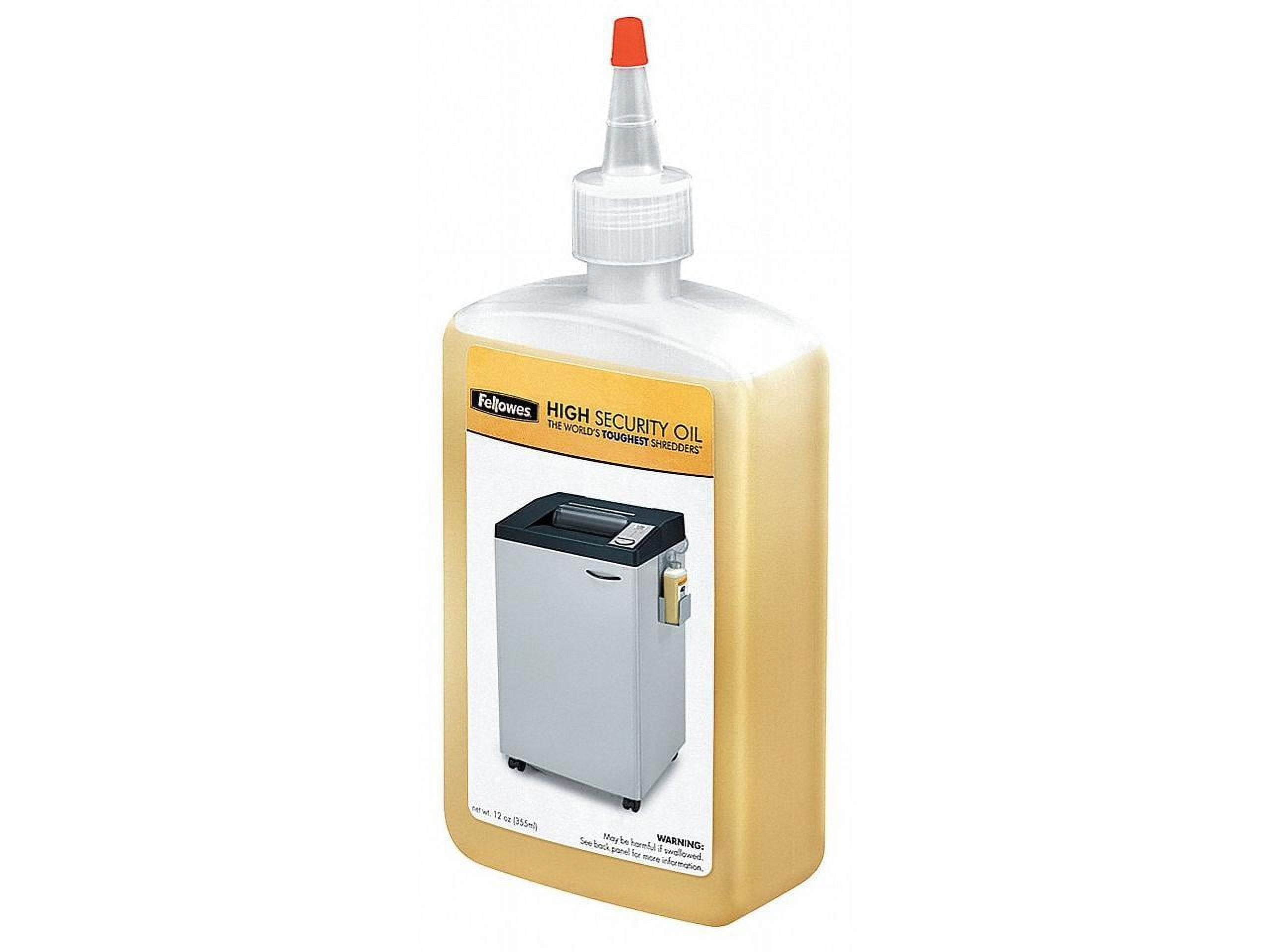 Fellowes Powershred High Security Shredder Oil - 12 Oz. Bottle - 12 oz