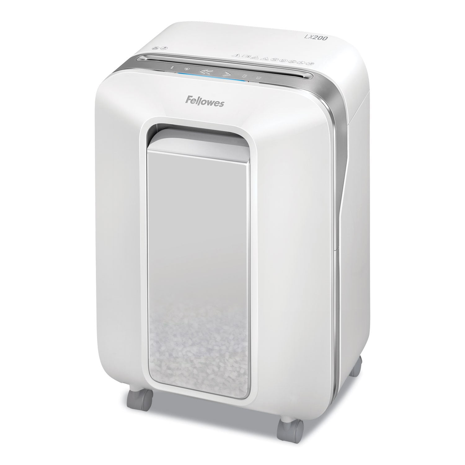 Fellowes Powershred LX200 Micro-Cut Paper Shredder, White Fellowes Powershred LX200 Micro-Cut Paper Shredder, White