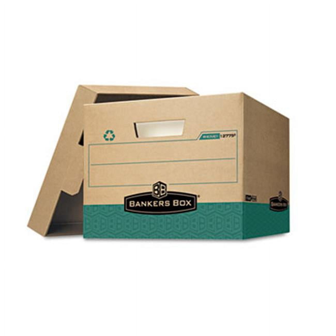 Heavy-Duty Green and Kraft Corrugated Paper Storage Box