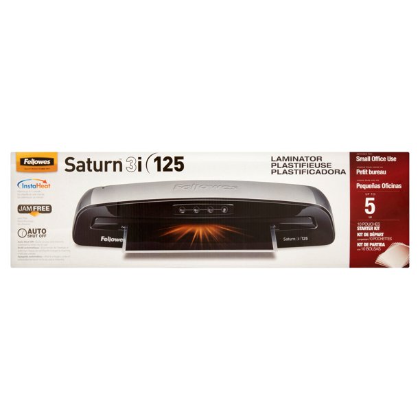 Fellowes Saturn 3i 125 Thermal Laminator Machine with Laminating Pouch