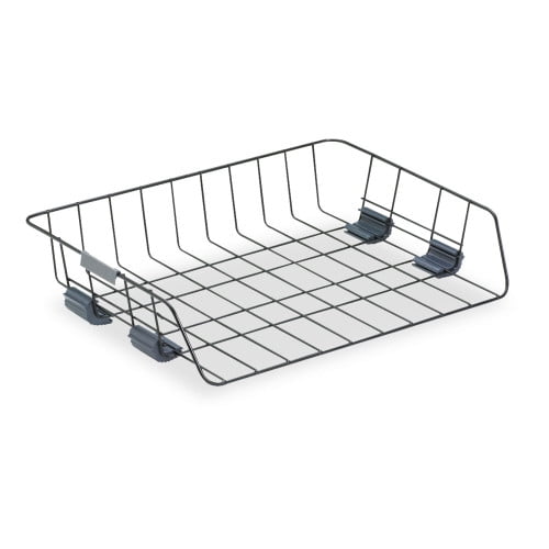 Side-Load Wire Stacking Letter Tray, 1 Section, Letter Size Files, 13.38 Side-Load Wire Stacking Letter Tray, 1 Section, Letter Size Files, 13.38