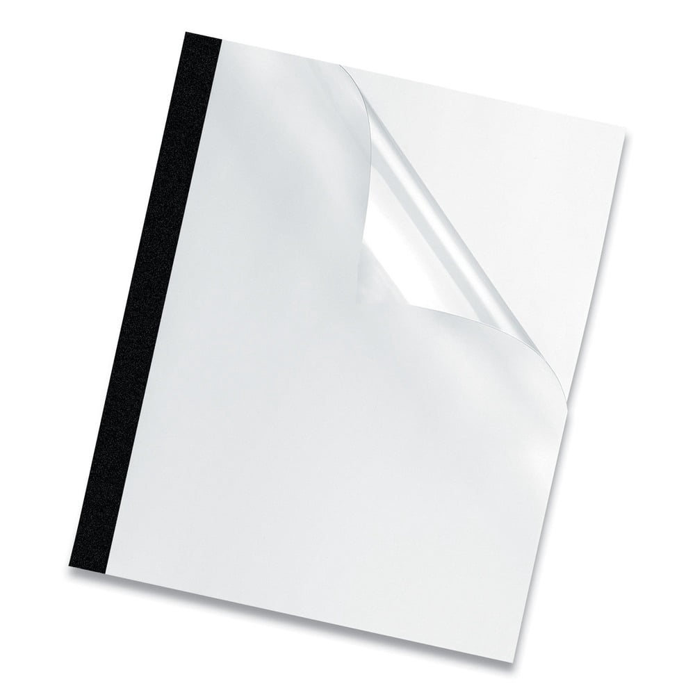 System Covers Fellowes Thermal Binding System Covers 240-Sheet Cap 11 x 8 1/2 Clear ...