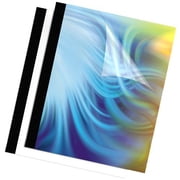 Fellowes Thermal Presentation Covers, 3/8" , 90 sheets, Black