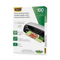 Fellowes Thermal Laminating Pouches, 5mil Letter Size Sheets, 9 x 11.5, 100 Pack, Clear (5743501)