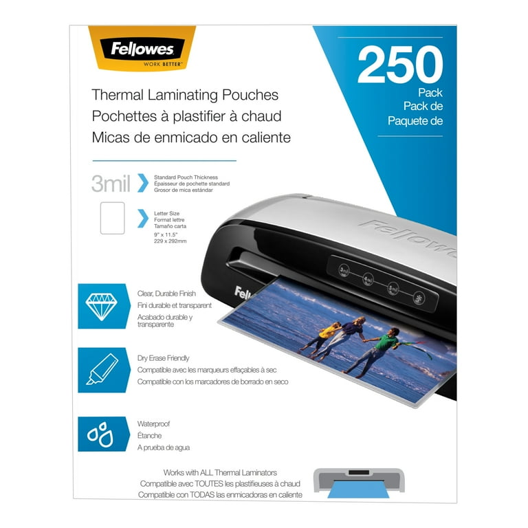 UltraClear Thermal Laminating Pouches, 3 mil, 9 UltraClear Thermal Laminating Pouches, 3 mil, 9
